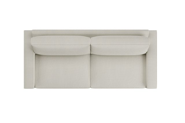 Edgewater Lucy Light Beige 96" Sofa W/ 2 Cushions