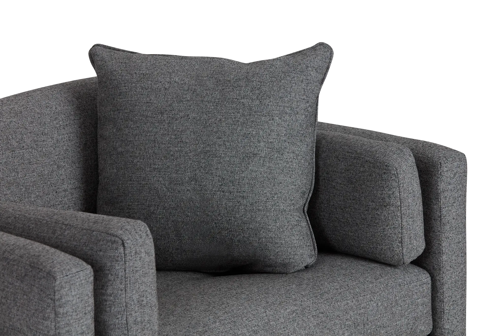 Casen Dark Gray Fabric Chair Casen Dark Gray Fabric Chair