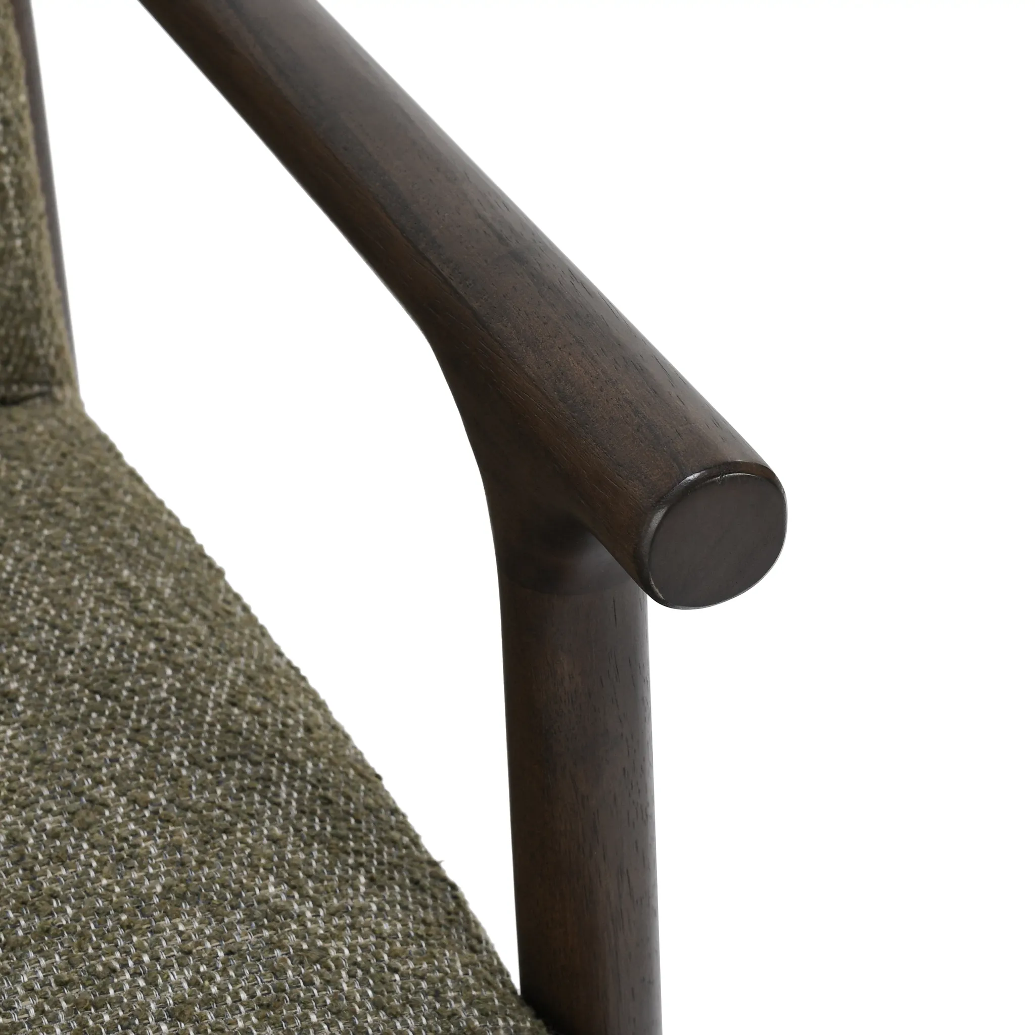 Coal Green Fabric Swivel Accent Chair