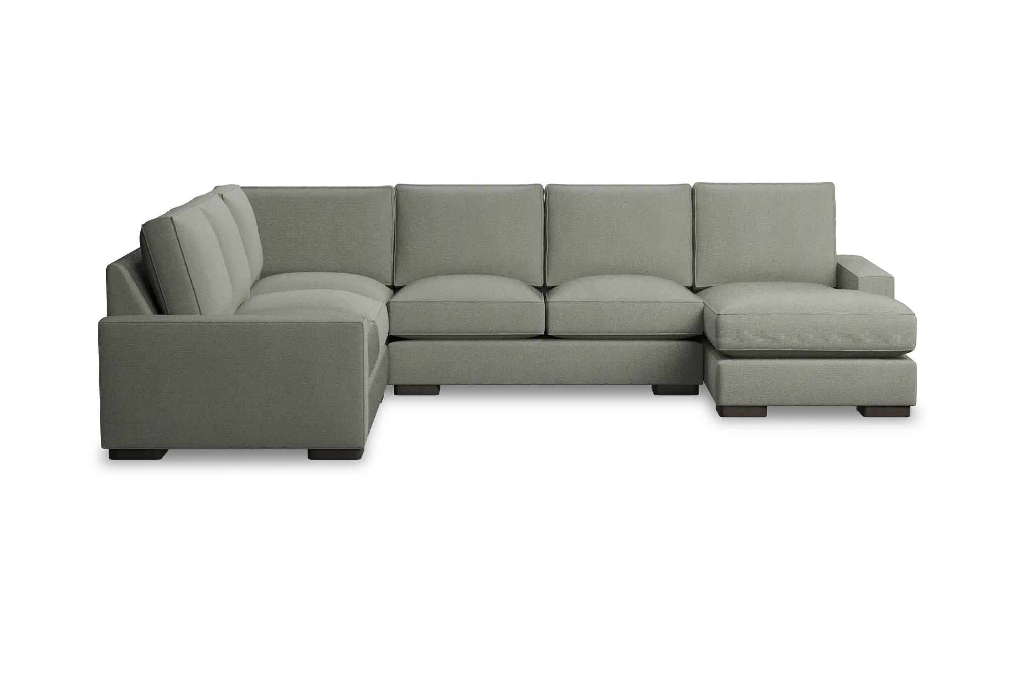 Edgewater Delray Pewter Medium Right Chaise Sectional Edgewater Delray Pewter Medium Right Chaise Sectional