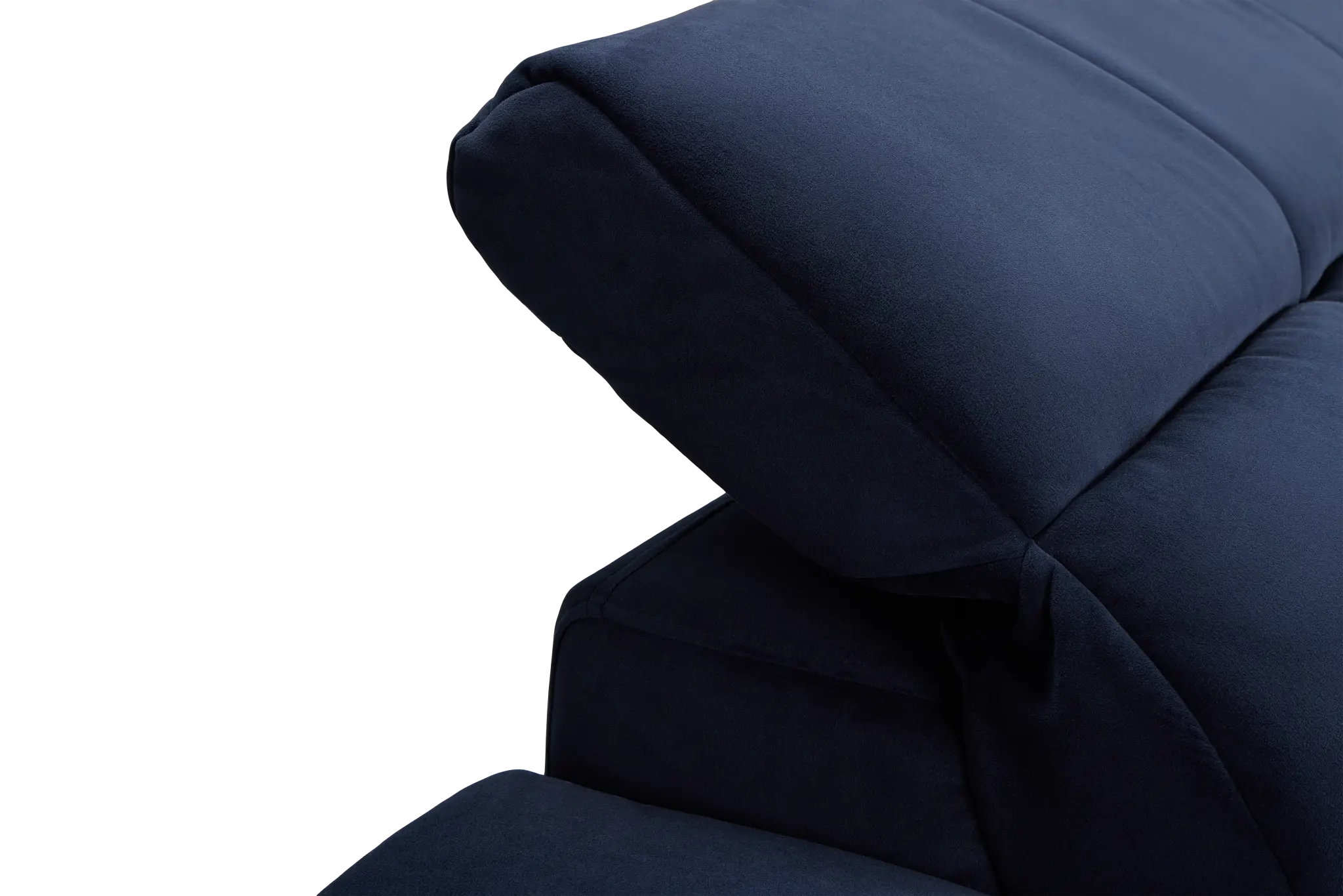 Gemma Navy Velvet Power Reclining Sofa Gemma Navy Velvet Power Reclining Sofa
