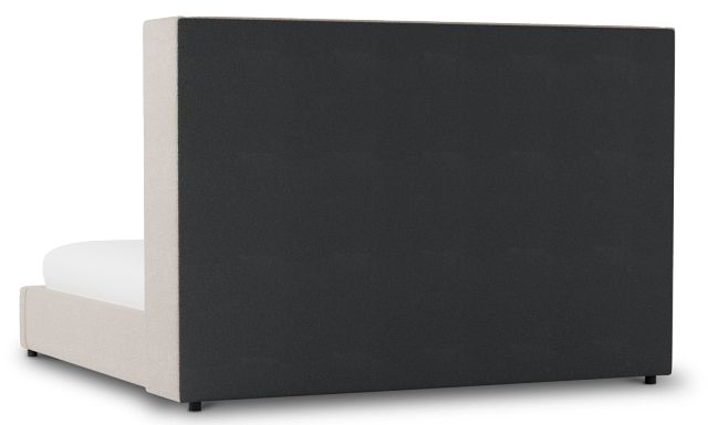 Captiva Elite Taupe 60" Upholstered Shelter Bed