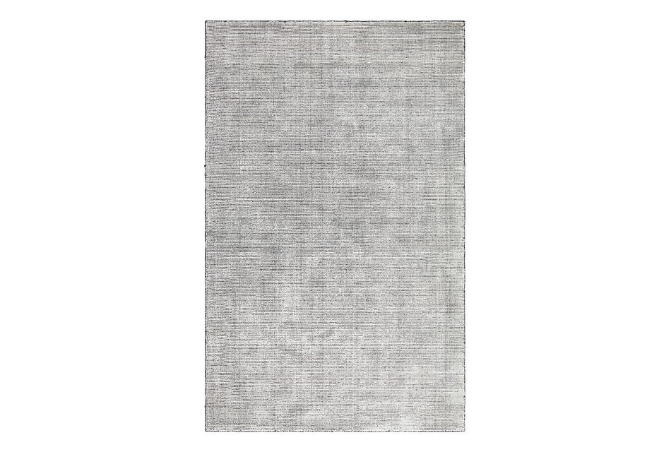 Divine Dark Gray Viscose Bl 5x8 Area Rug, 5x8 AREA RUG