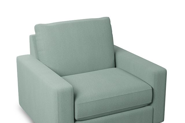 Edgewater Delray Light Green Swivel Chair