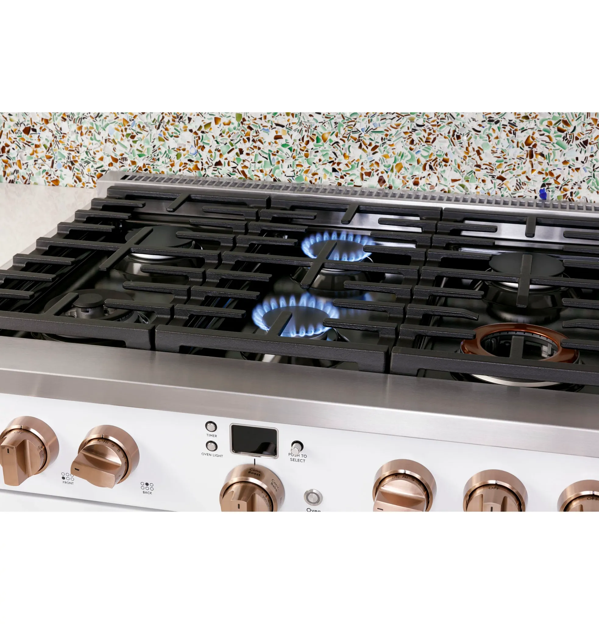 Cafe 366 Series Stainless Steel 36" Gas Range