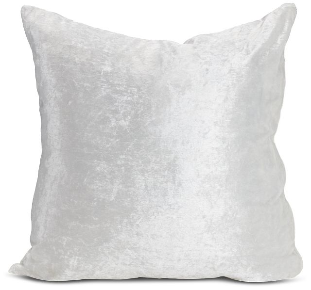 Layla Ivory 22" Square Accent Pillow