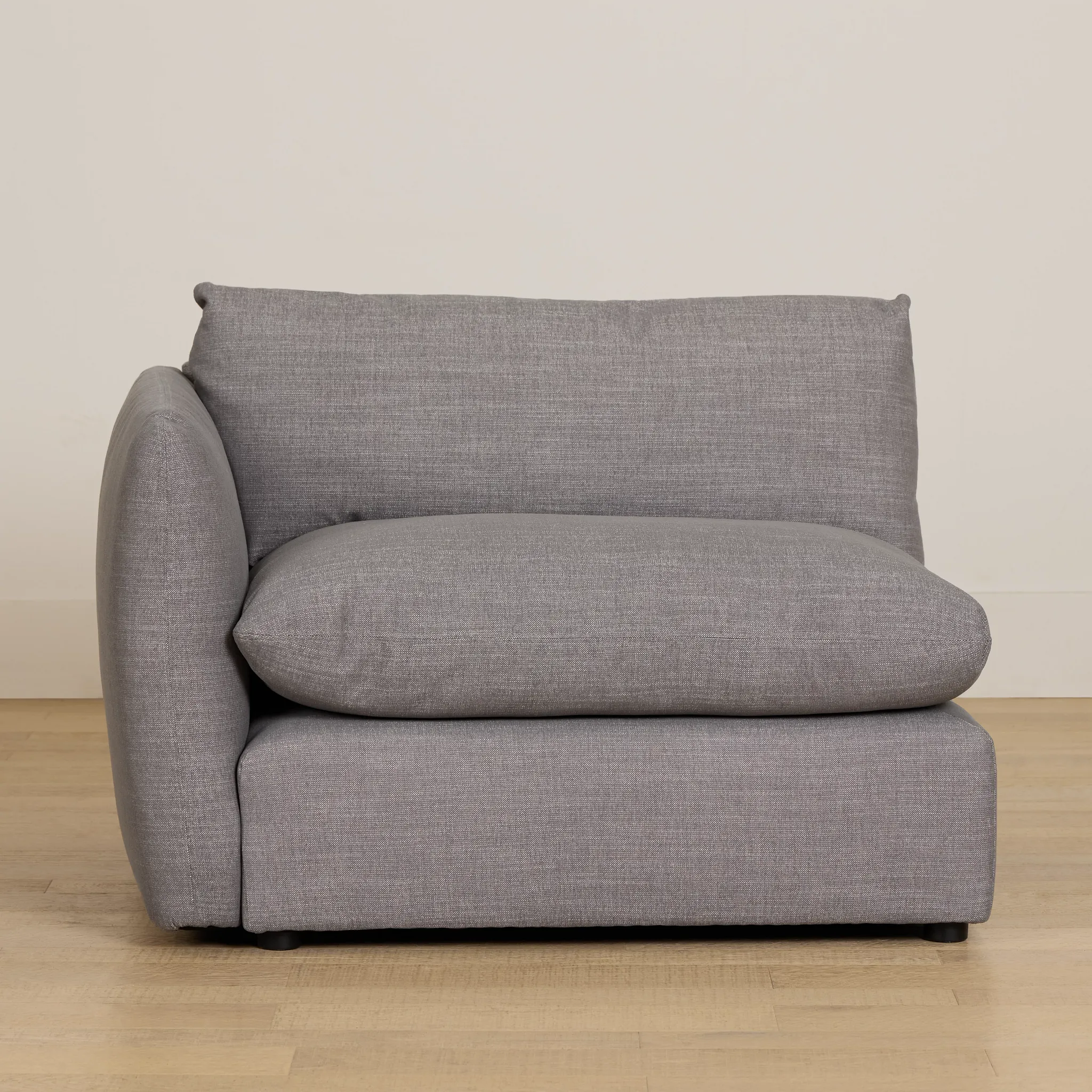 Serena Gray Fabric Left Chair