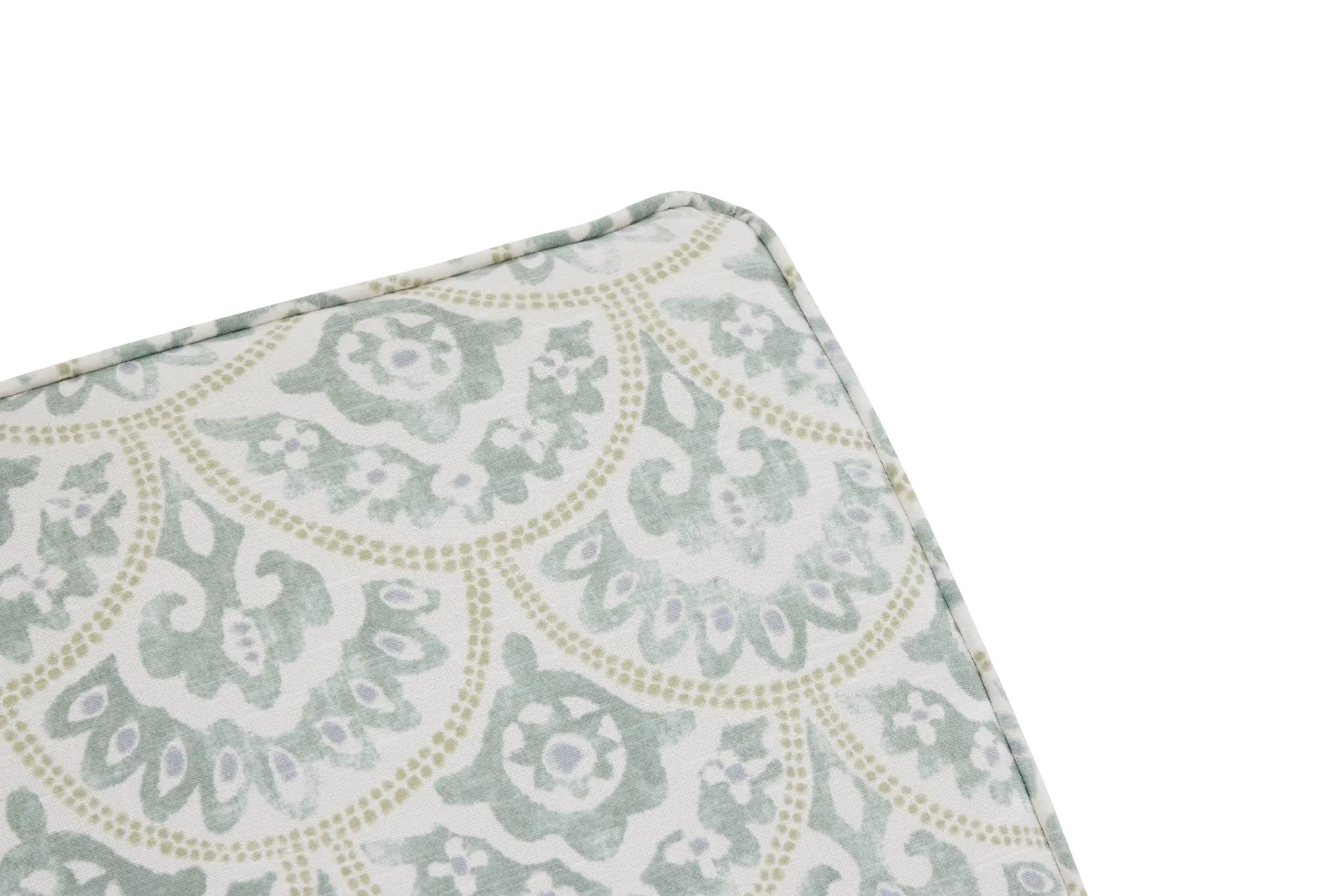 Tomini Green Fabric Accent Pouf Tomini Green Fabric Accent Pouf