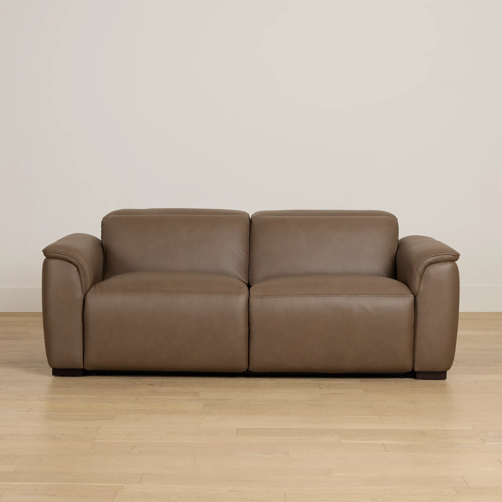 Flexsteel Brodie Dark Brown Lthr/vinyl Power Reclining Sofa