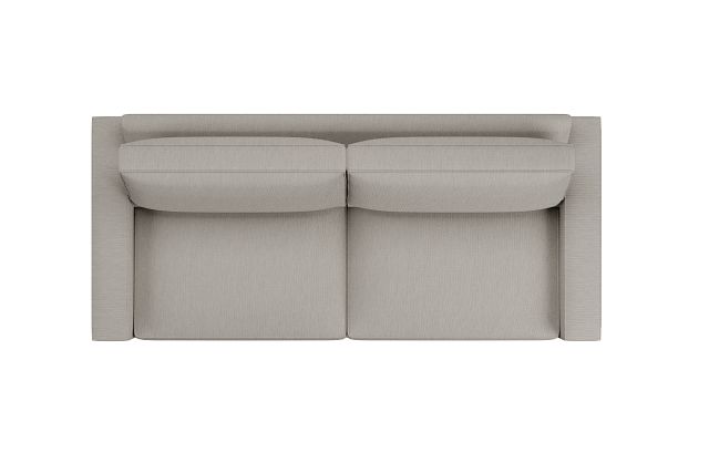 Edgewater Revenue Beige 96" Sofa W/ 2 Cushions