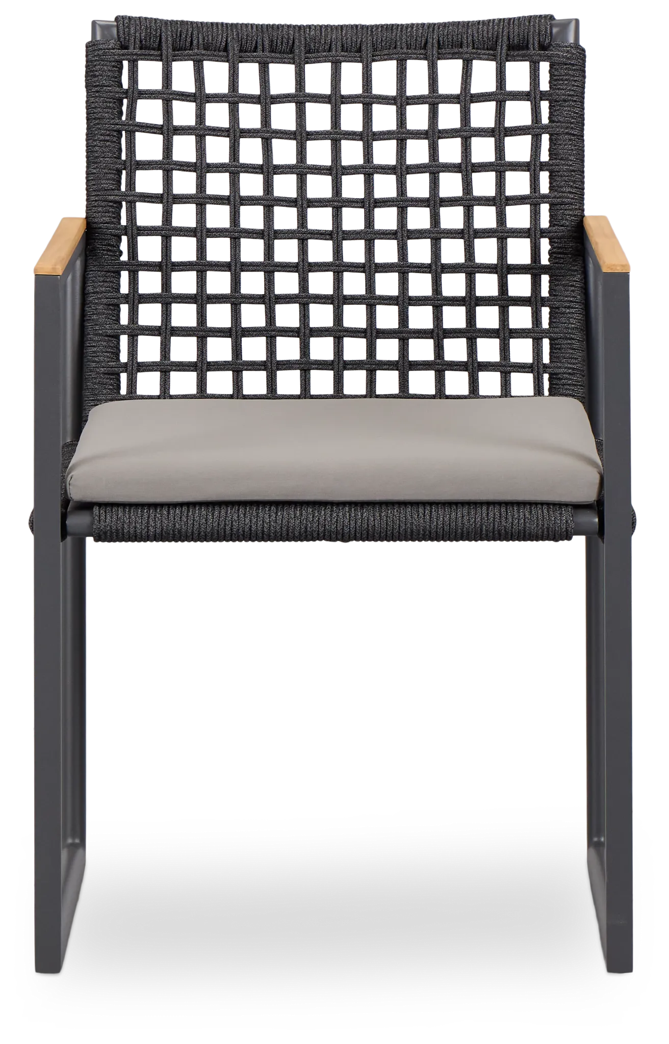 Sunrise Dark Gray Teak Arm Chair