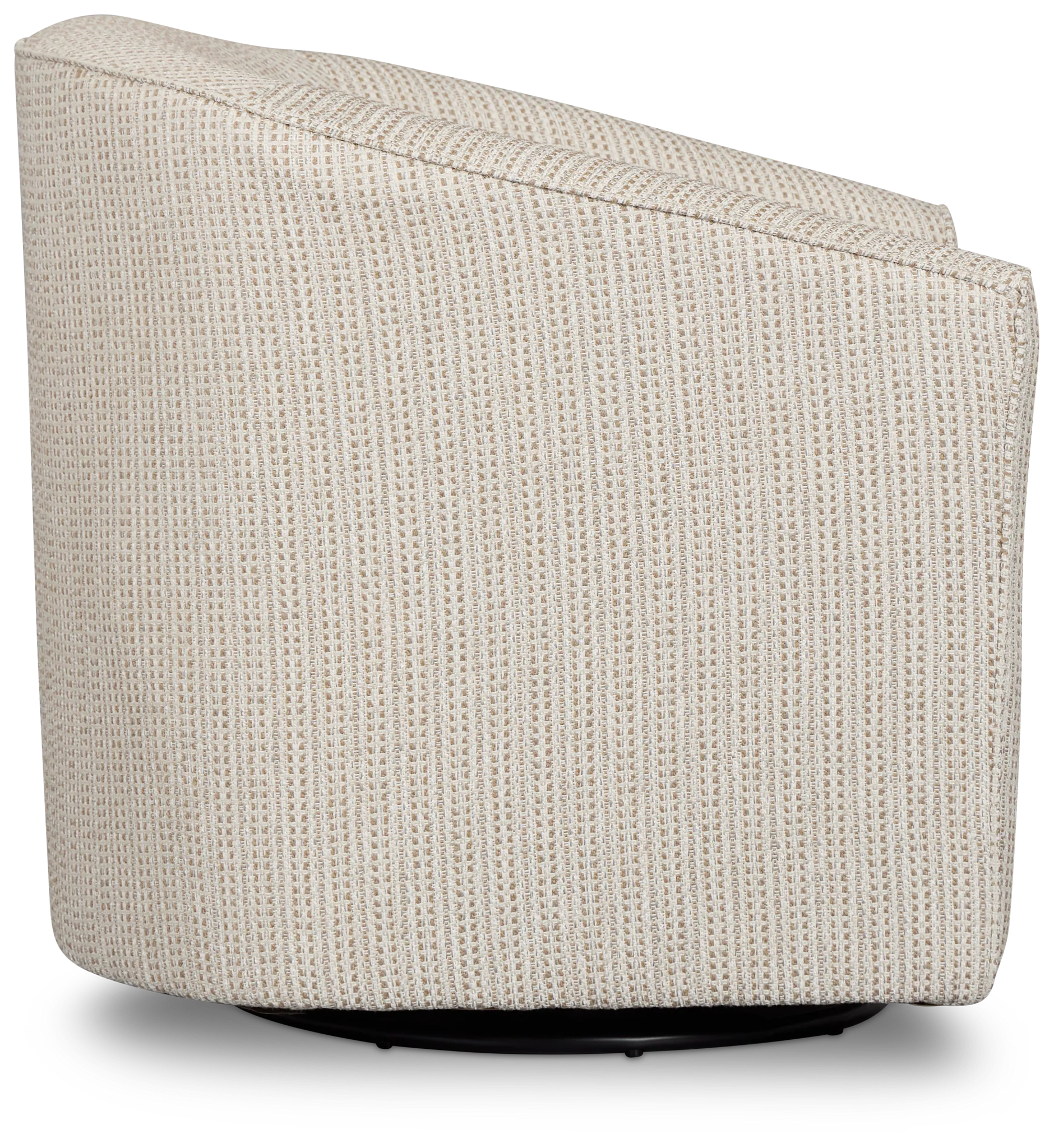 Driftwood Beige Glider Swivel Chair