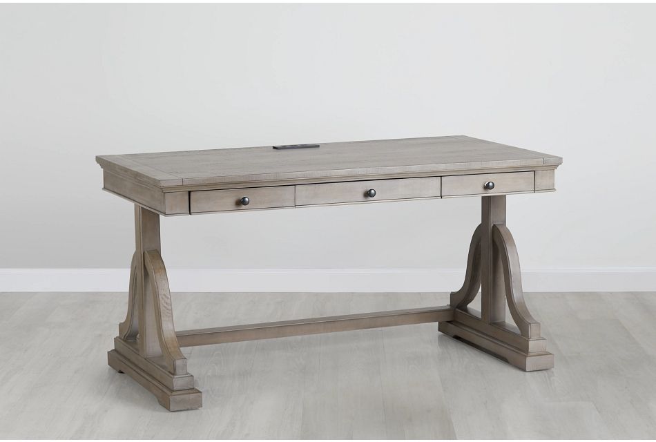 Heron Cove Light Tone Writing Desk Home Office Desks City Furniture