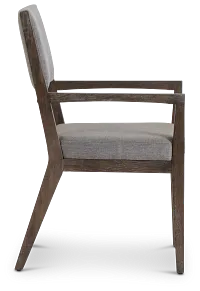 Linea Dark Tone Arm Chair