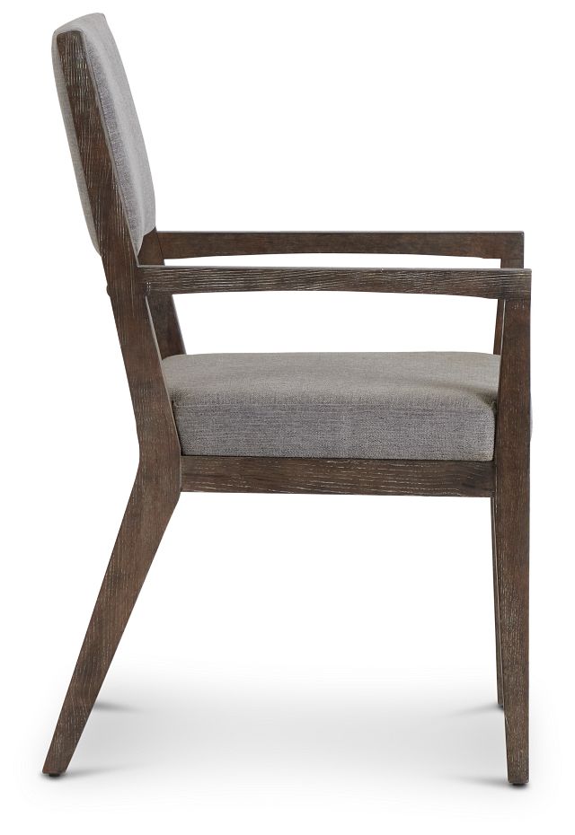 Linea Dark Tone Arm Chair (3)