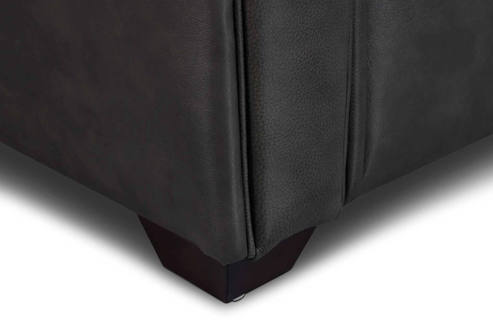 Lincoln Dark Gray Lthr/vinyl Chair