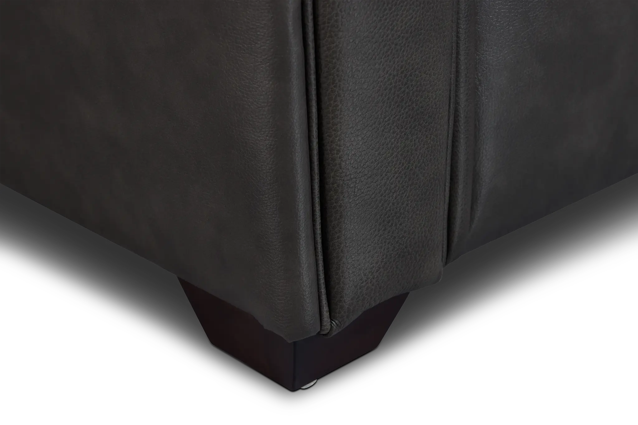 Lincoln Dark Gray Lthr/vinyl Chair Lincoln Dark Gray Lthr/vinyl Chair