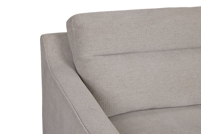 Talia Gray Fabric Left Chaise Sectional