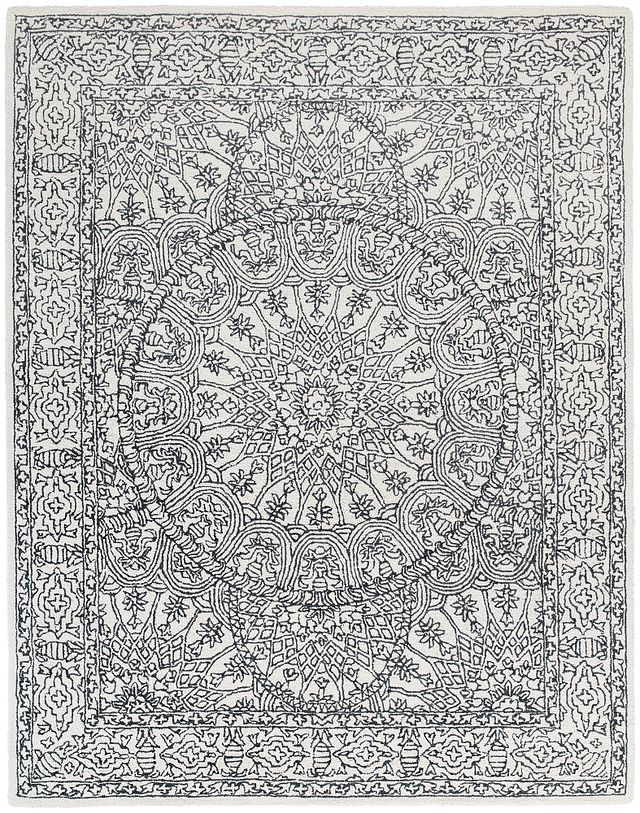 Siddle Dark Gray 5x8 Area Rug