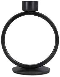 Canon Black Small Candle Holder