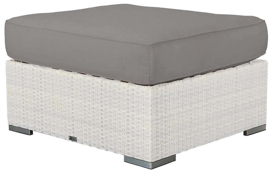 Biscayne Gray Ottoman