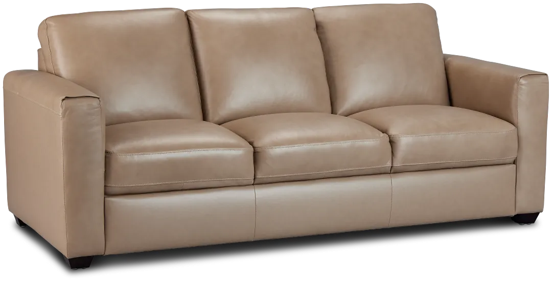 Lane Taupe Lthr/vinyl Sofa