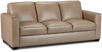 Lane Taupe Lthr/vinyl Sofa