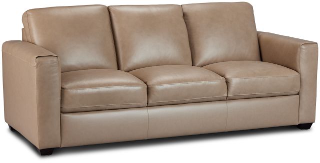 Lane Taupe Lthr/vinyl Sofa