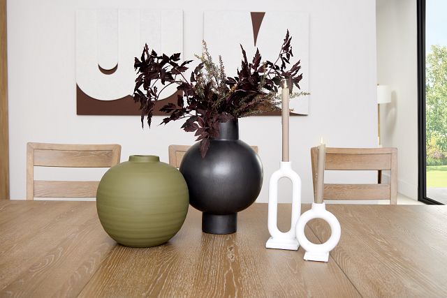 Doni Black Large Vase
