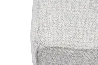 Zeta Light Blue Accent Pouf