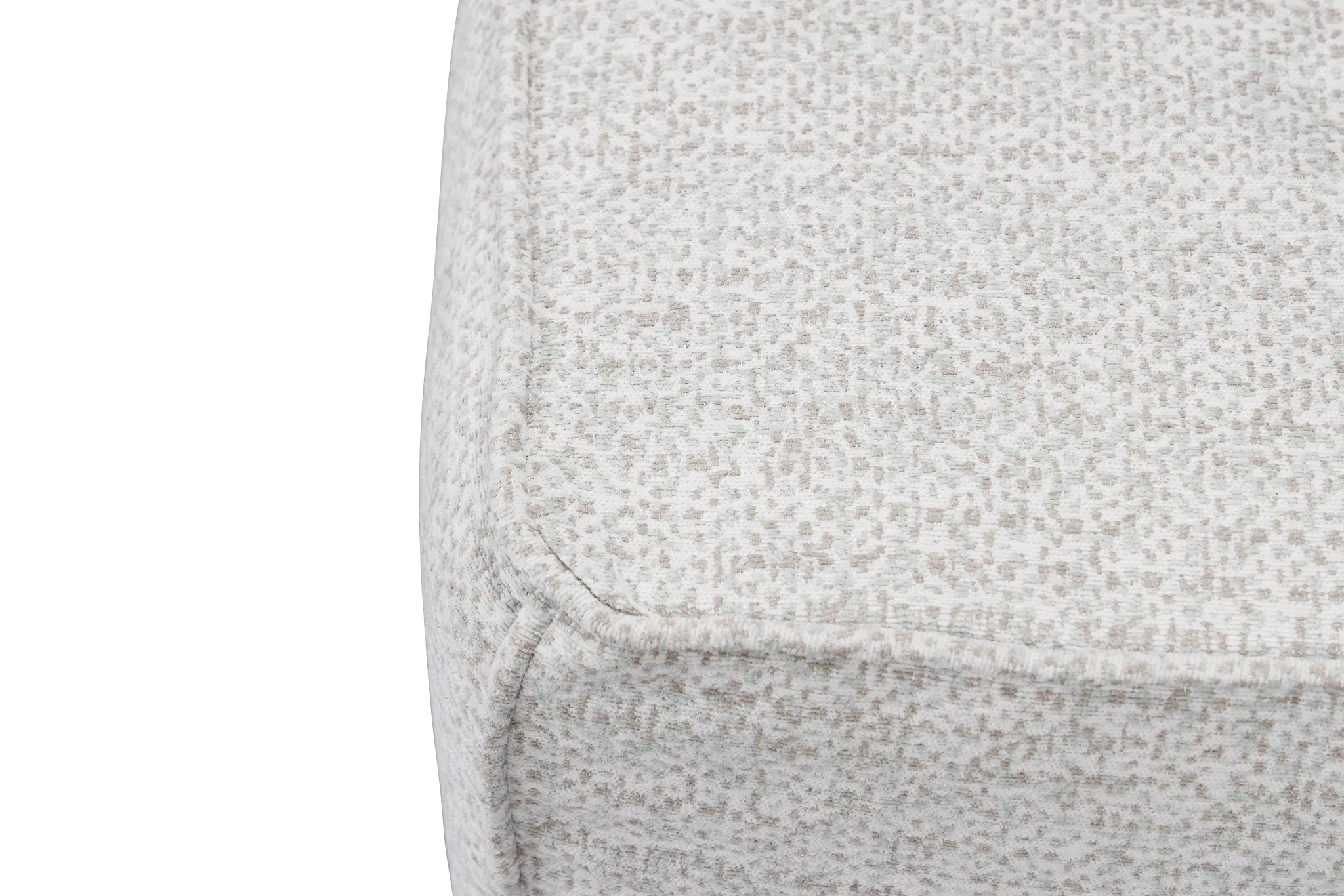 Zeta Light Blue Accent Pouf