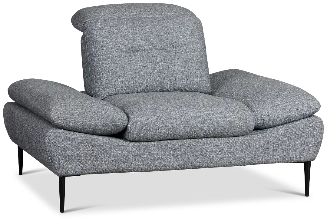 Micah Dark Gray Fabric Chair Micah Dark Gray Fabric Chair