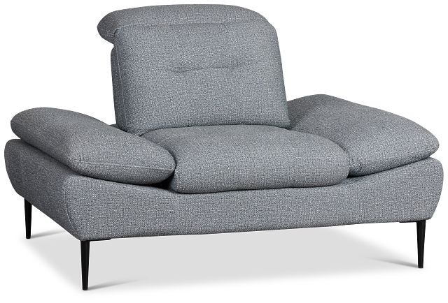 Micah Dark Gray Fabric Chair