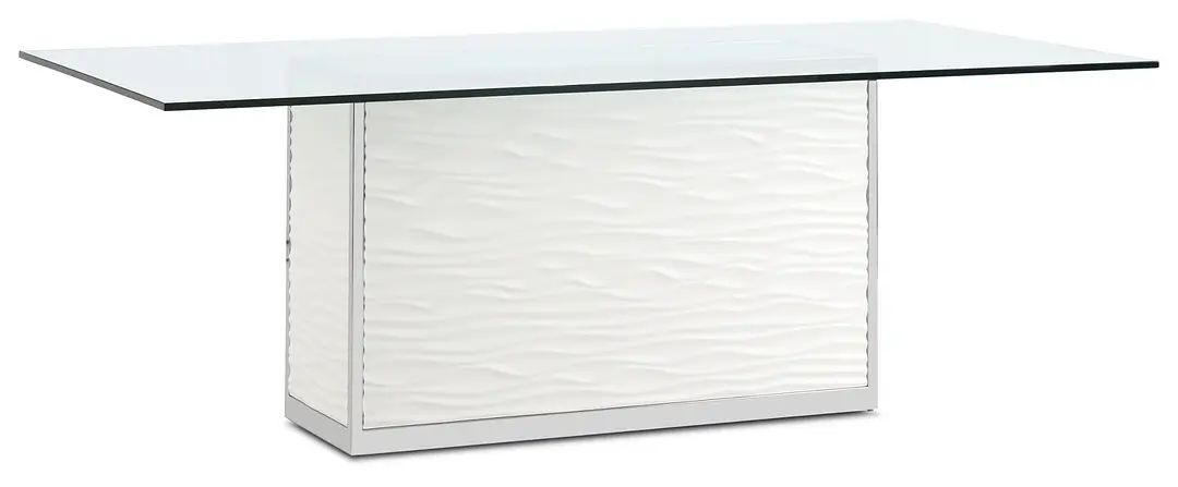 Ocean Drive 86" Glass Rectangular Table Ocean Drive 86" Glass Rectangular Table