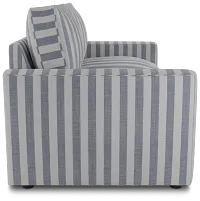 Siesta Sea Lane Dark Blue Fabric Loveseat