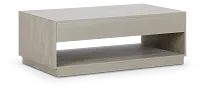 Destination Light Tone Rectangular Coffee Table