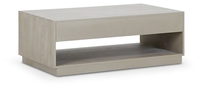 Destination Light Tone Rectangular Coffee Table