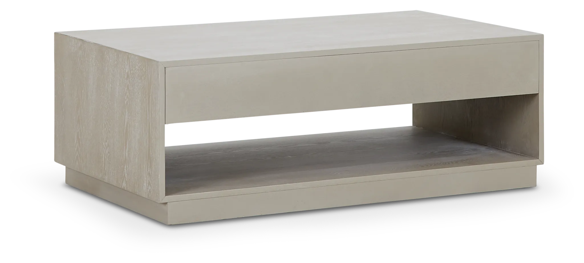 Destination Light Tone Rectangular Coffee Table