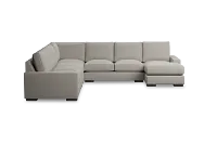 Edgewater Revenue Beige Large Right Chaise Sectional