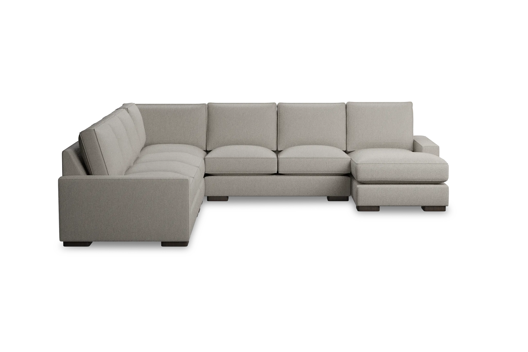 Edgewater Revenue Beige Large Right Chaise Sectional