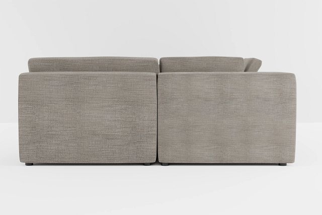 Destin Victory Gray Fabric 8-piece Pit Sectional