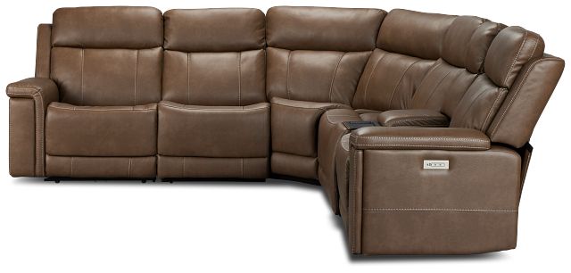 Jayden Brown Micro Medium Triple Power 2-arm Sectional