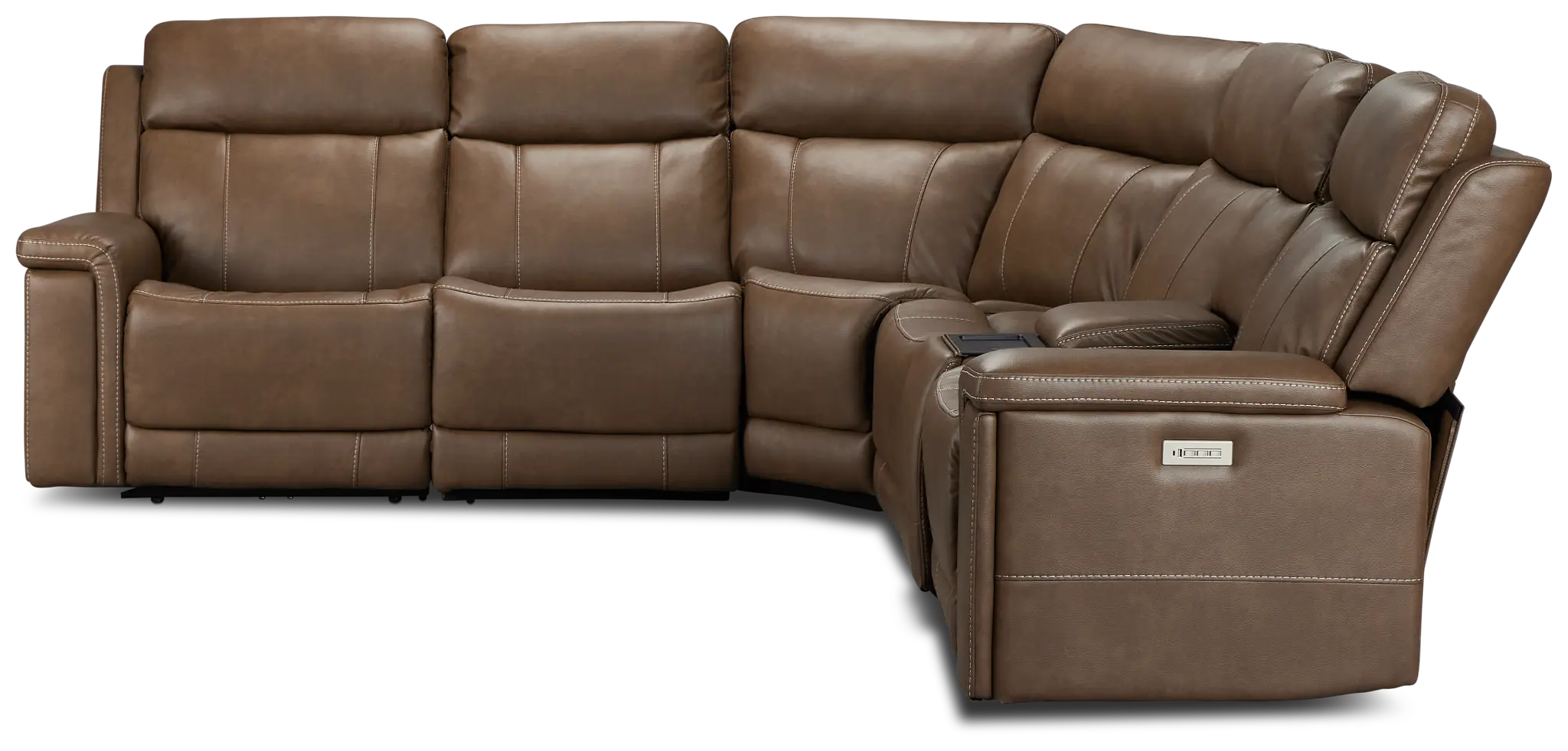 Jayden Brown Micro Medium Triple Power 2-arm Sectional Jayden Brown Micro Medium Triple Power 2-arm Sectional