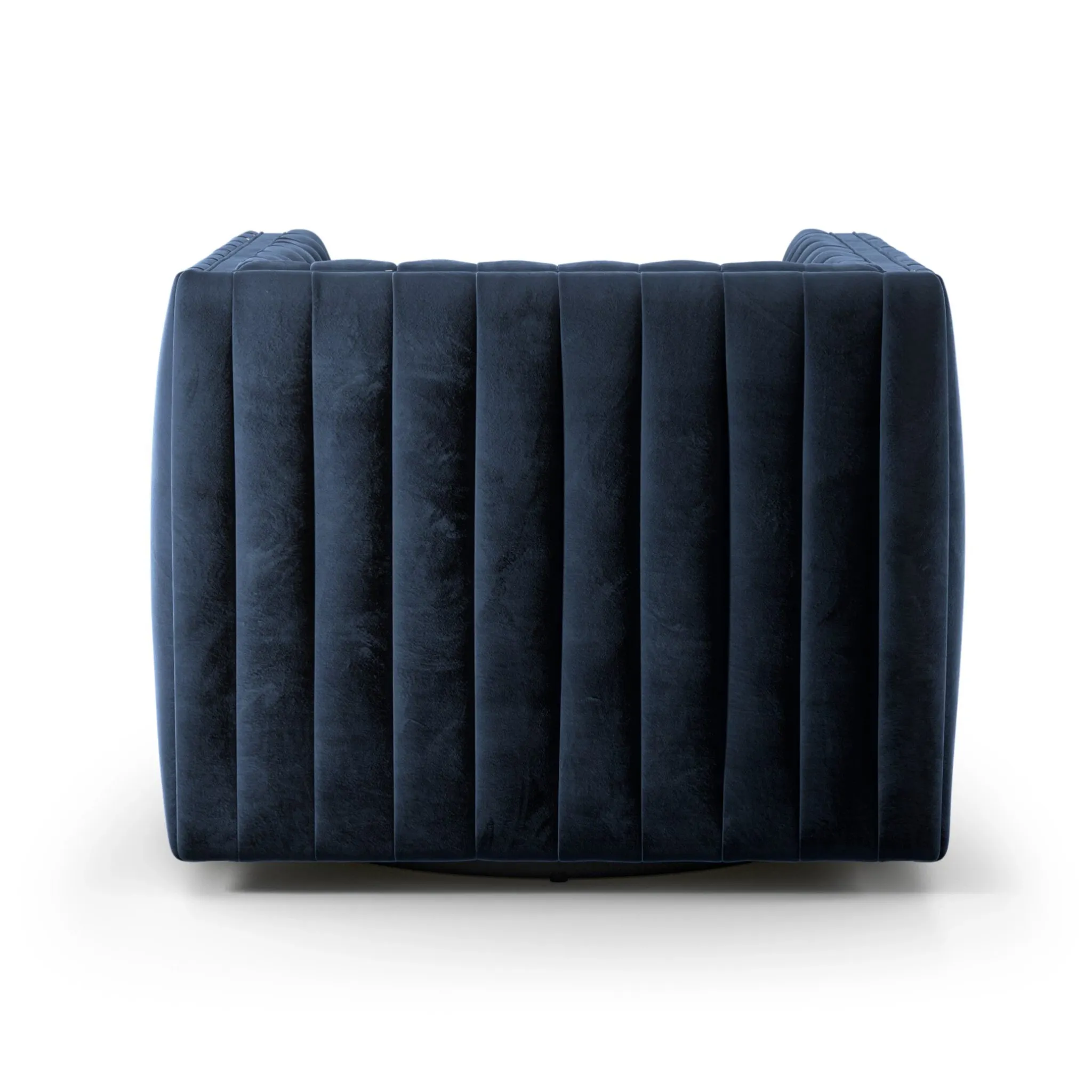 Four Hands Sarah Navy Velvet Swivel Accent Chair