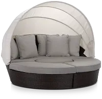 Fina Gray Canopy Daybed