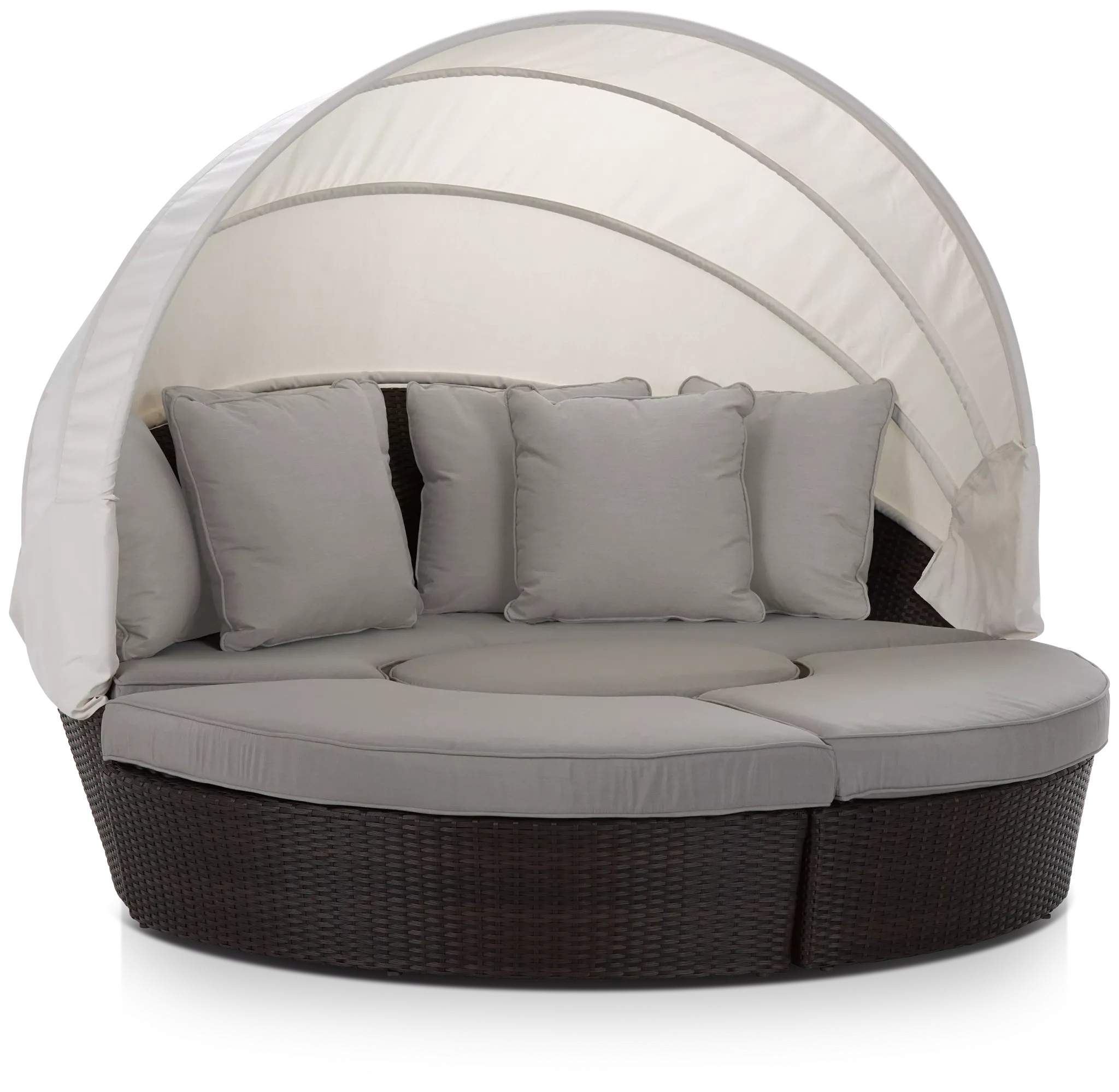 Fina Gray Canopy Daybed