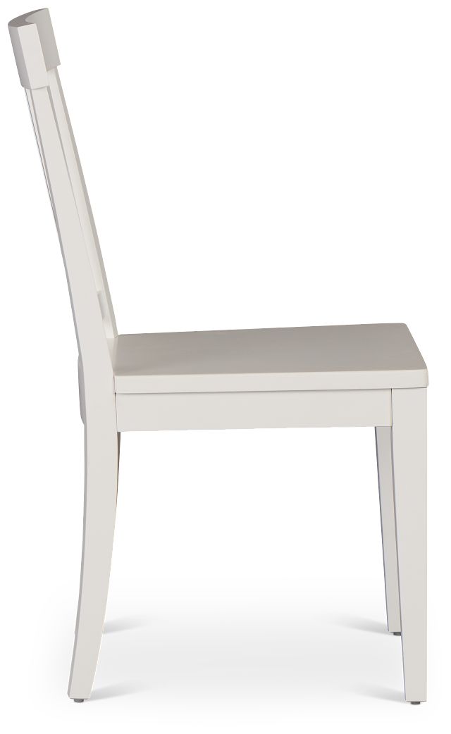 Nantucket White Wood Side Chair