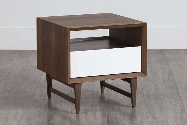 Flynn Mid Tone Square End Table