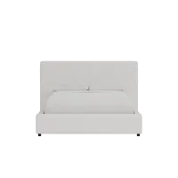 Grayton Lucy Light Beige 44" Upholstered Platform Bed