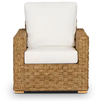 Napili Light Tone Woven Accent Chair